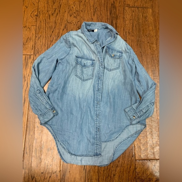BDG Tops - BDG Light Blue Denim Shirt